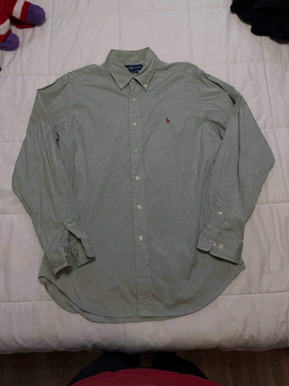 Ralph Lauren Light Green Button Down Shirt